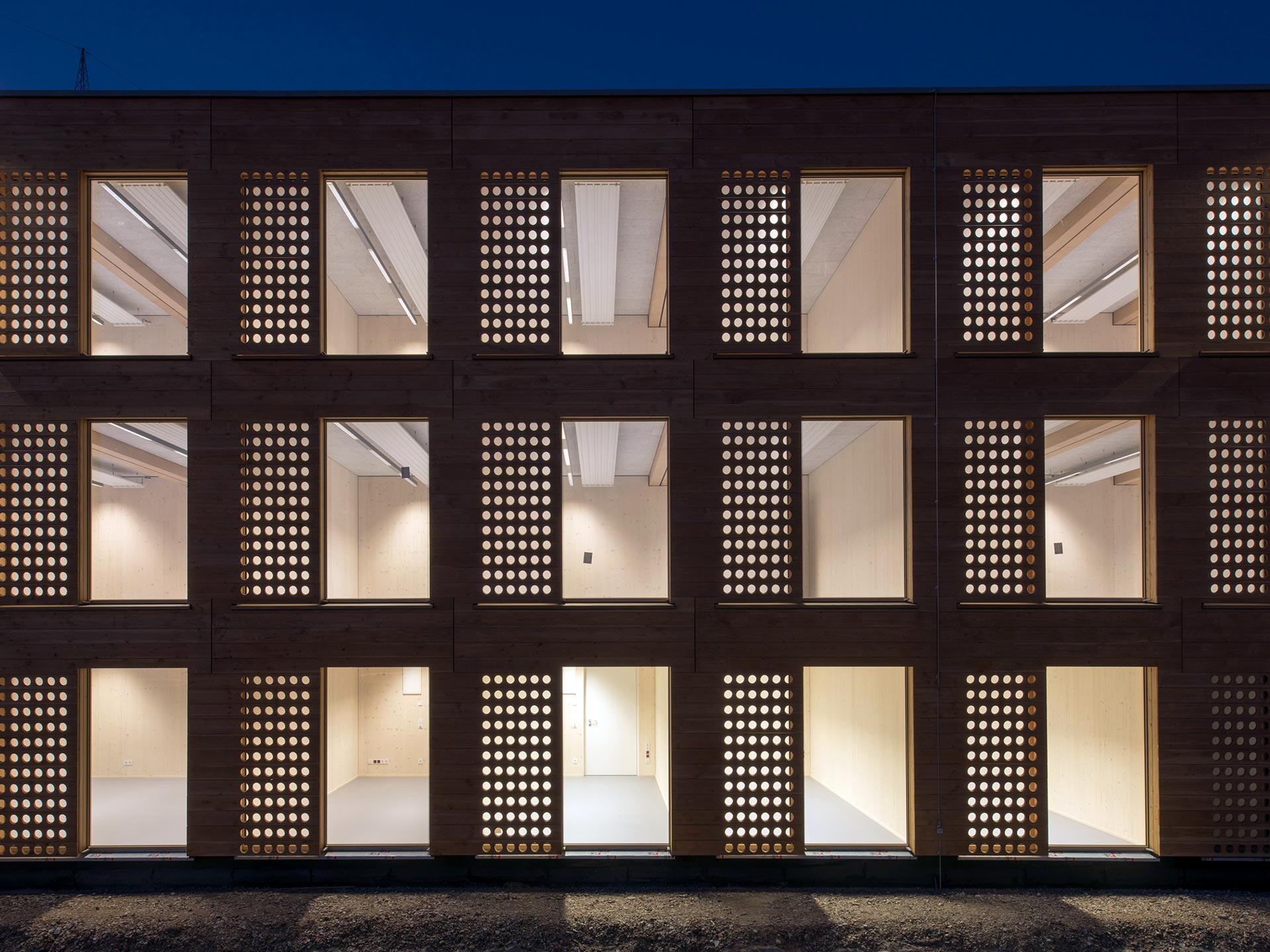 Bâtiment Modulaire en Bois Gesamtschule Riedberg